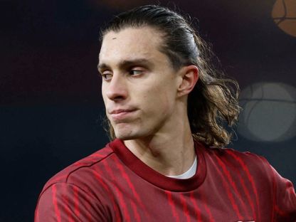 المدافع الإيطالي ريكاردو كالافيوري في تدريبات أرسنال - 23 ديسمبر 2025 - Reuters