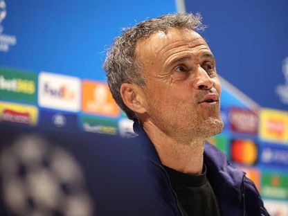 لويس إنريكي في مؤتمر ما بعد فوز باريس سان جيرمان على أرسنال في دوري أبطال أوروبا 29-4-2025 - UEFA/x