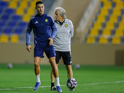 من مشاركة كريستيانو رونالدو في تدريبات النصر - 4 فبراير 2026 - X/@AlNassrFC