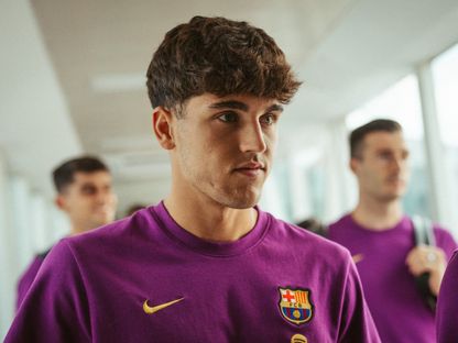 باو كوبارسي مدافع نادي برشلونة الإسباني خلال الجولة الآسيوية - 4 أغسطس 2025 - X/@FCBarcelona_es