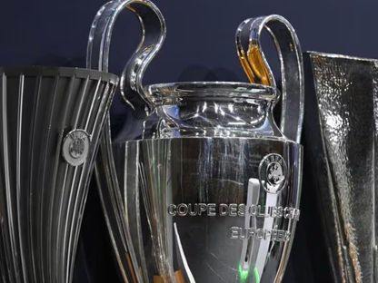 كؤوس بطولات يويفا للأندية: الدوري الأوروبي ودوري أبطال أوروبا ودوري المؤتمر الأوروبي - UEFA/x