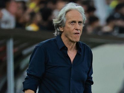 جورجي جيسوس مدرب النصر في مباراة الاتحاد بالدوري السعودي - 26 سبتمبر 2025 - Reuters