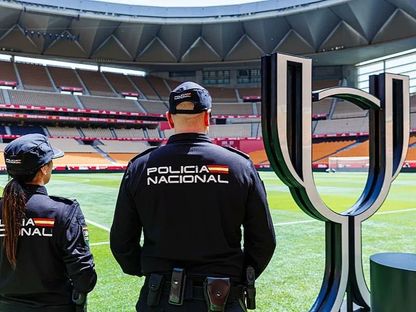 تأمين شرطي كبير لنهائي كأس ملك إسبانيا بين ريال مدريد وبرشلونة في إشبيلية - 26 أبريل 2025 - x@partidazocope