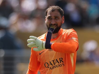 جيانلويجي دوناروما حارس مرمى باريس سان جيرمان خلال مواجهة تشيلسي في نهائي كأس العالم للأندية - 13 يوليو 2025 - Reuters