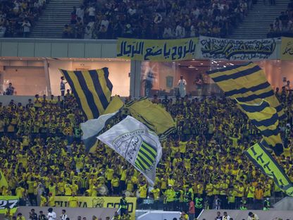 جمهور الاتحاد في مواجهة الاتفاق بدوري روشن السعودي - 21 أبريل 2025 - X/ittihad