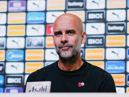 بيب غوارديولا مدرب مانشستر سيتي في مؤتمر صحفي قبل مواجهة بورنموث - 31 أكتوبر 2025 - X/@ManCity