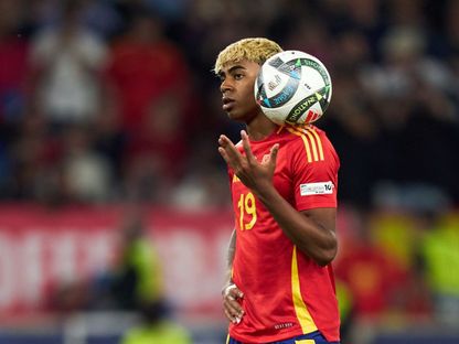 لامين يامال من مباراة إسبانيا وفرنسا في نصف نهائي دوري الأمم الأوروبية - 5 يونيو 2025 - X/SEFutbol