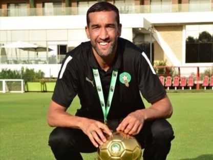نجم الكرة المغربية السابق يوسف حجي - 12 يوليو 2023 - X@@yousshadji