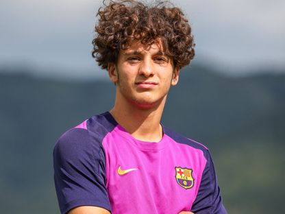 الكرواتي لوفرو تشيلفي ناشئ برشلونة في طريقه للدرعية السعودي - 31 أغسطس 2026 - x@FCBmasia