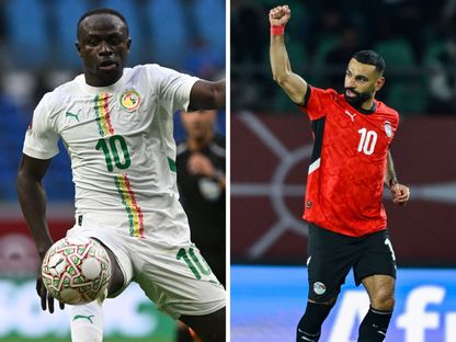 صورة مركبة للنجم المصري محمد صلاح والسنغالي ساديو ماني - Cafonline.com