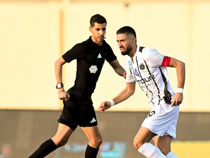 يانيك كاراسكو لاعب الشباب في مباراة الخلود بالدوري السعودي - 7 فبراير 2026 - X/@AlShababSaudiFC