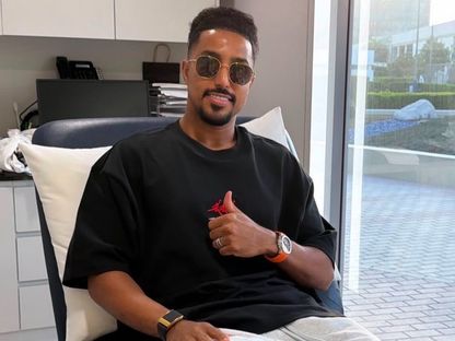سالم الدوسري نجم الهلال أثناء الخضوع للبرنامج التأهيلي - 7 أغسطس 2026 - X/@hilalstuff