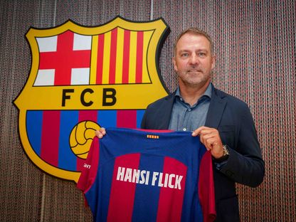هانزي فليك المدير الفني الجديد لبرشلونة الإسباني - 29 مايو 2024 - x/fcbarcelona