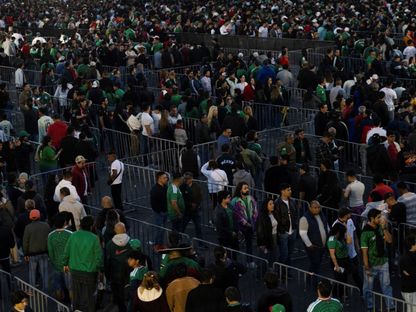 جمهور المكسيك يستعد لحضور مباراة البرتغال الودية - 28 مارس 2026 - Reuters