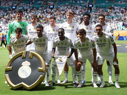 تشكيلة ريال مدريد الأساسية التي دخلت المباراة أمام الهلال في كأس العالم للأندية - 18 يونيو 2025 - Reuters