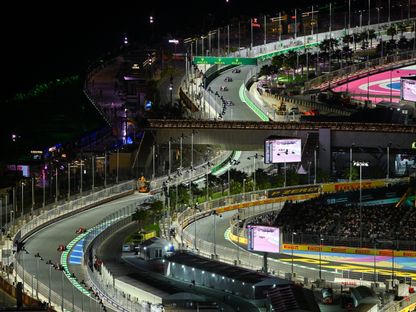 حلبة كورنيش جدة خلال سباق فورمولا 1 في العام الماضي - X/@F1