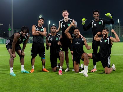 لاعبو الأهلي خلال تدريب - 28 أغسطس 2026 - X/@ALAHLI_FC