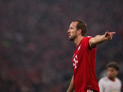 هاري كين خلال مباراة بين بايرن ميونيخ ولايبزيغ - 17 أكتوبر 2026 - X/@FCBayern
