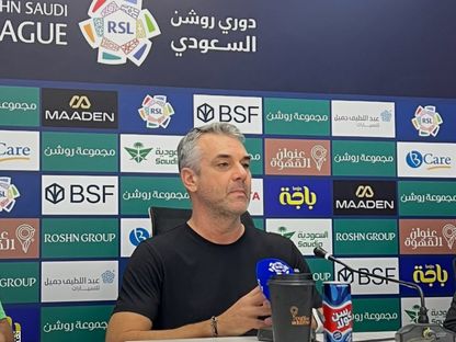 مدرب الأهلي مارينو بوسيتش خلال مؤتمر صحافي - 30 أكتوبر 2026 - X/@aawsat_spt