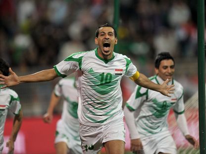 قائد المنتخب العراقي السابق يونس محمود - REUTERS