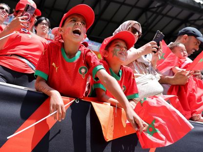جمهور المغرب خلال مواجهة النرويج ودياً - 7 يونيو 2026 - Reuters