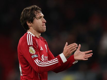 فيديريكو كييزا من مباراة ليفربول ونوتنغهام فورست بالدوري الإنجليزي الممتاز - 22 نوفمبر 2025 - Reuters