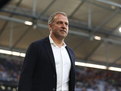 مدرب ألمانيا هانسي فليك قبل مباراة كولومبيا الودية - 20 يونيو 2023 - Reuters