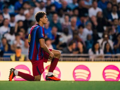 حمزة عبد الكريم خلال مباراة برشلونة وبرمنغهام الودية - 31 يوليو 2026 - X/FCBarcelona_es