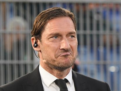 فرانشيسكو توتي نجم فريق روما الإيطالي السابق - 11 يونيو 2021 - Reuters