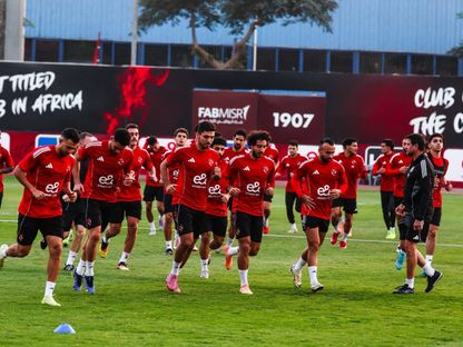 الأهلي المصري خلال تدريب - 21 نوفمبر 2025 - ْX@AlAhly