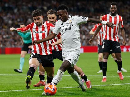 فينيسيوس جونيور خلال مباراة بين ريال مدريد وأتلتيك بلباو - 20 أبريل 2025 - realmadrid.com