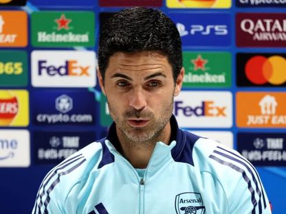 مؤتمر ميكيل أرتيتا قبل مباراة أرسنال وباريس سان جيرمان 28-4-2025 - UEFA/x