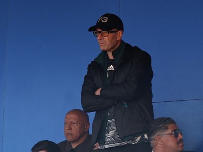 زين الدين زيدان خلال مباراة الجزائر ونيجيريا بكأس أمم إفريقيا - 10 يناير 2026 - Reuters