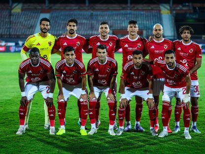 لاعبو الأهلي قبل مواجهة بيراميدز في الجولة الخامسة من الدوري المصري - 30 أغسطس 2025 - facebook/alahly