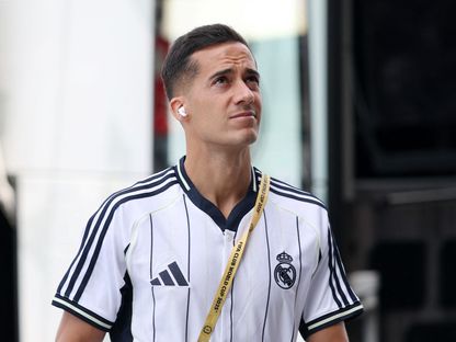 لوكاس فاسكيز لاعب ريال مدريد قبل مواجهة بوروسيا دورتموند في ربع نهائي كأس العالم للأندية 2025 - 5 يوليو 2025 - Reuters