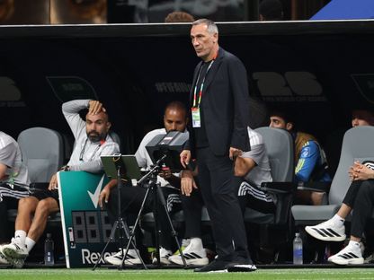 جورجيوس دونيس مدرب المنتخب السعودي خلال مواجهة إسبانيا في كأس العالم - 21 يونيو 2026 - Reuters