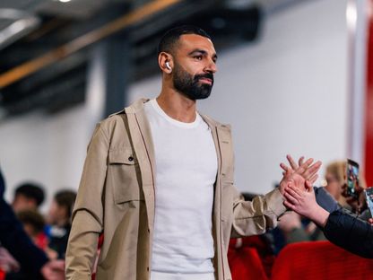 محمد صلاح يصل ملعب أنفيلد قبل مباراة ليفربول ضد وست هام - 28 فبراير 2026 - X/@LFC