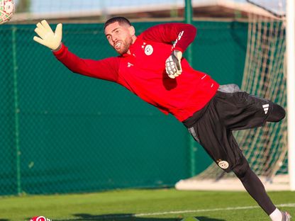 لوكا زيدان من تدريبات منتخب الجزائر - 8 يناير 2026 - FB/Équipe d'Algérie de football