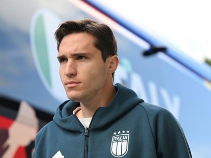 لاعب ليفربول فيديريكو كييزا خلال معسكر منتخب إيطاليا - 23 مارس 2026 - www.figc.it
