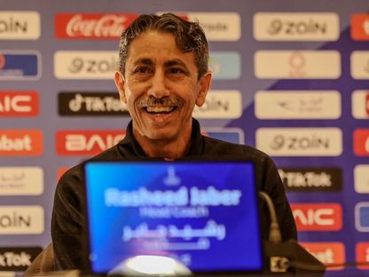 رشيد جابر مدرب منتخب عمان في المؤتمر الصحفي قبل مواجهة قطر في كأس الخليج - 23 ديسمبر 2024 - X/@aawsat_spt