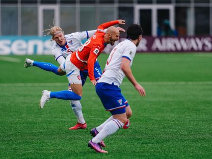 من مباراة جزر فارو والتشيك بتصفيات أوروبا المؤهلة إلى كأس العالم 2026 - 12 أكتوبر 2025 - X/@ceskarepre_eng