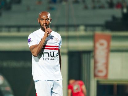 محمود عبد الرازق "شيكابالا" لاعب الزمالك يحتفل بهدفه في شباك مودرن سبورت - 7 مارس 2025 - X/ZSCOfficial