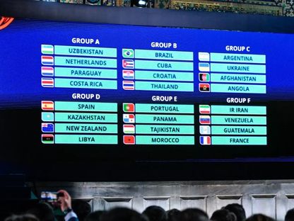قرعة كأس العالم لكرة القدم داخل الصالات الفوتسال 2024 في أوزبكستان - FIFA/web
