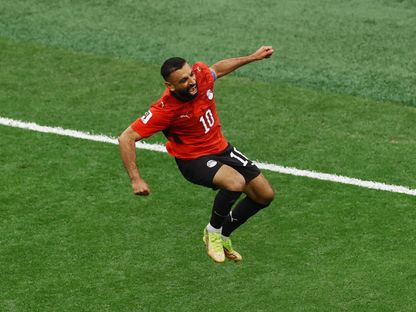 محمد صلاح يحتفل بالتسجيل ضد نيوزيلندا في كأس العالم - 21 يونيو 2026 - Reuters