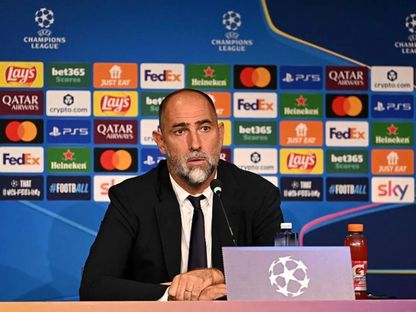 إيغور تودور في المؤتمر الصحفي بعد مباراة يوفنتوس وبوروسيا دورتموند بدوري أبطال أوروبا 17 سبتمبر 2025 - UEFA/web