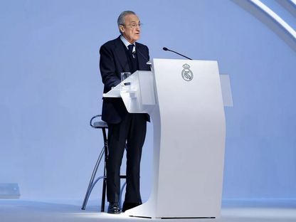 فلورنتينو بيريز يلقي خطاباً أمام الجمعية العامة لأعضاء ريال مدريد - 23 نوفمبر 2025 - realmadrid.com