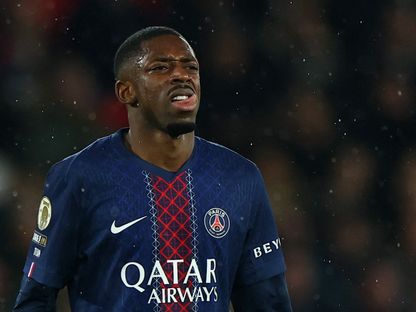 عثمان ديمبيلي من مباراة باريس سان جيرمان وليل بالدوري الفرنسي - 16 يناير 2026 - Reuters