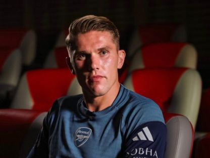 غيوكيريس في أول لقاء مع موقع أرسنال 26-7-2025 - Arsenal/x