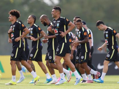 تدريبات لاعبي منتخب البرازيل - 25 مارس 2026 - X/@CBF_Futebol