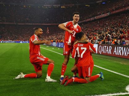 بايرن ميونيخ يهيمن على تشكيلة الأسبوع في دوري أبطال أوروبا